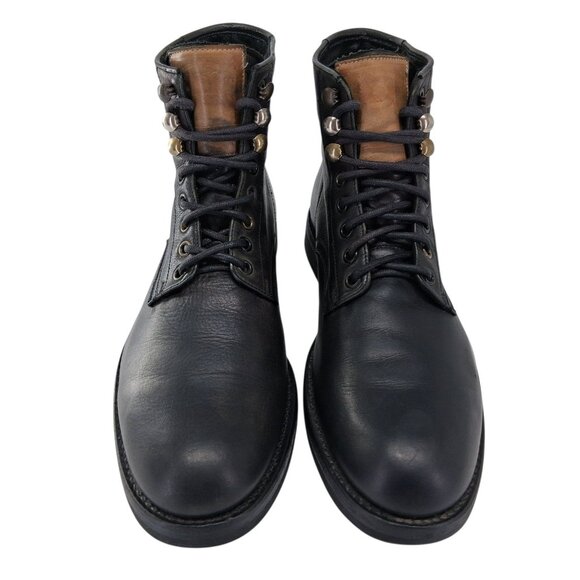 Paul Smith Red Ear Boots Mens Size 7 Black Leather Lace Up Goodyear Welted Work - Picture 2 of 13